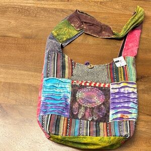 Colorful Patchwork Shoulder Bag